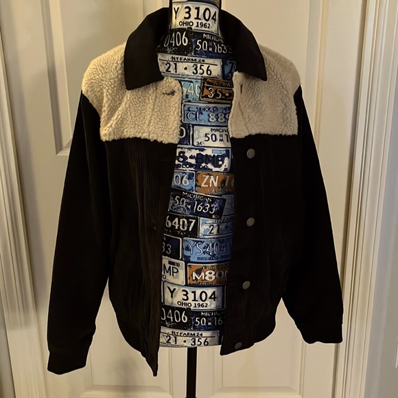 NWT Roxy Sherpa-Corduroy Jacket - Picture 8 of 14